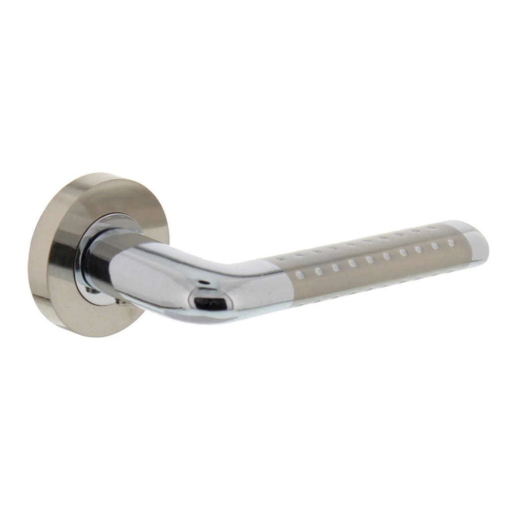 Handgreep: EDeco Duo-tone style four (Mat nikkel)
