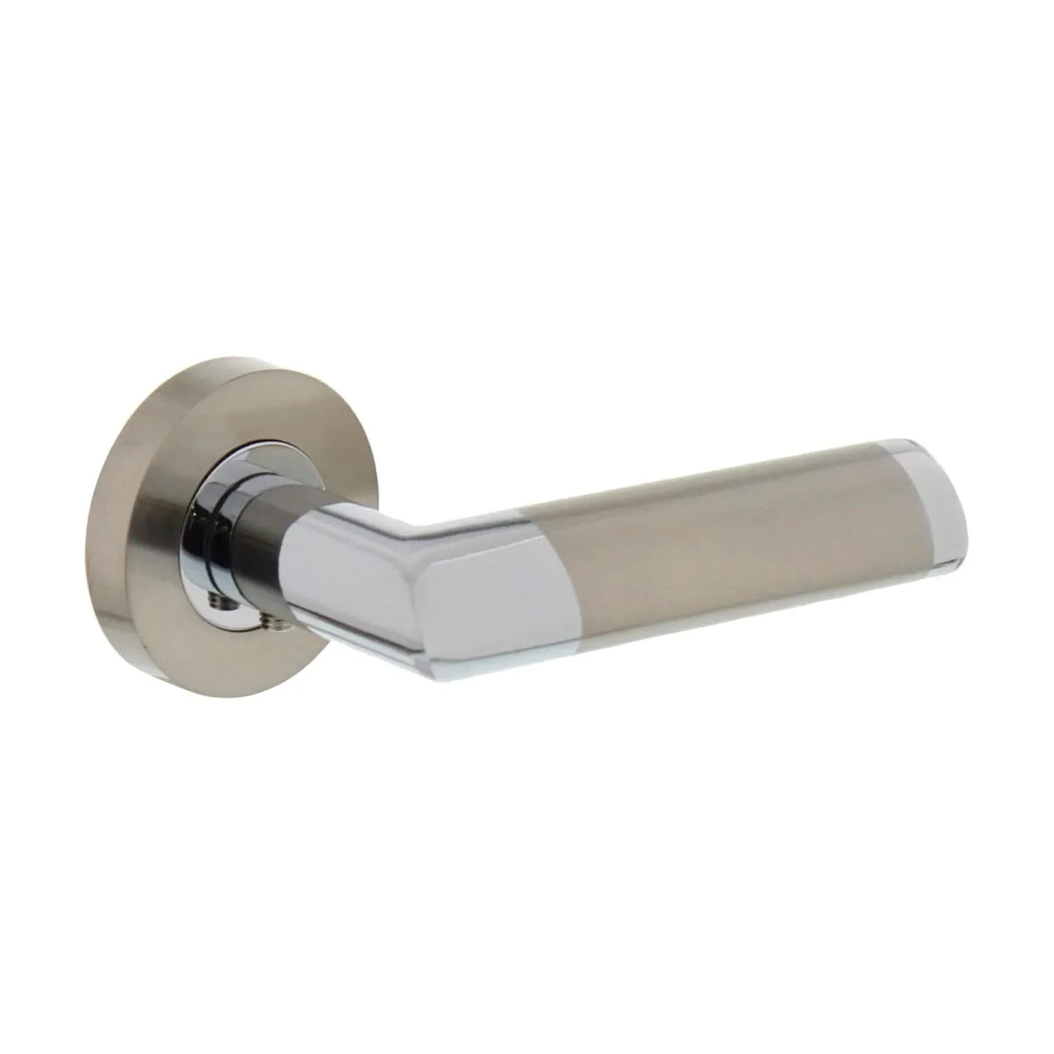 Handgreep: EDeco Duo-tone style three (Mat nikkel)