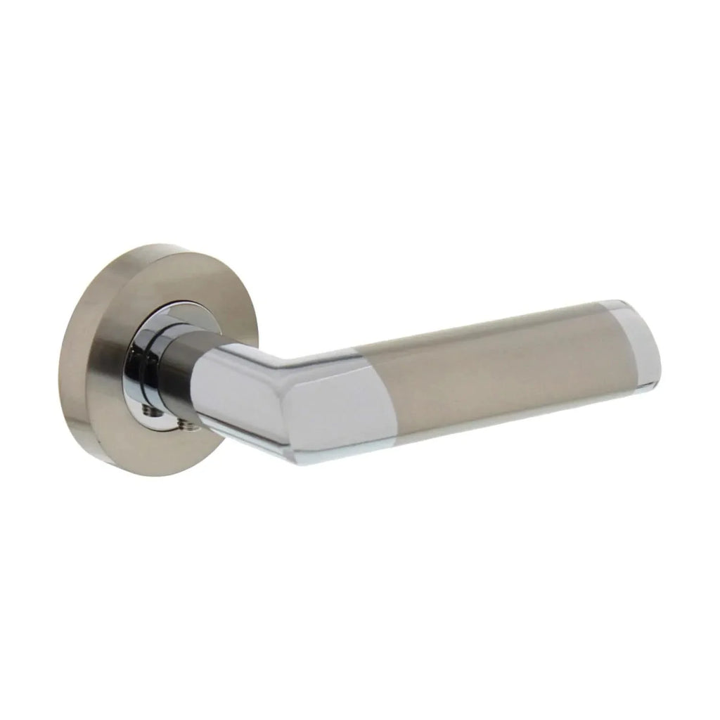 Handgreep: EDeco Duo-tone style three (Mat nikkel)