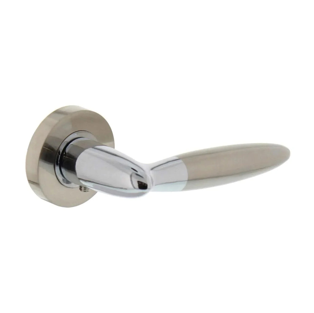 Handgreep: EDeco Duo-tone style two (Mat nikkel)