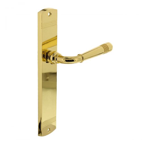 Handgreep: EDeco Longshield Linia Recta (Mat goud)