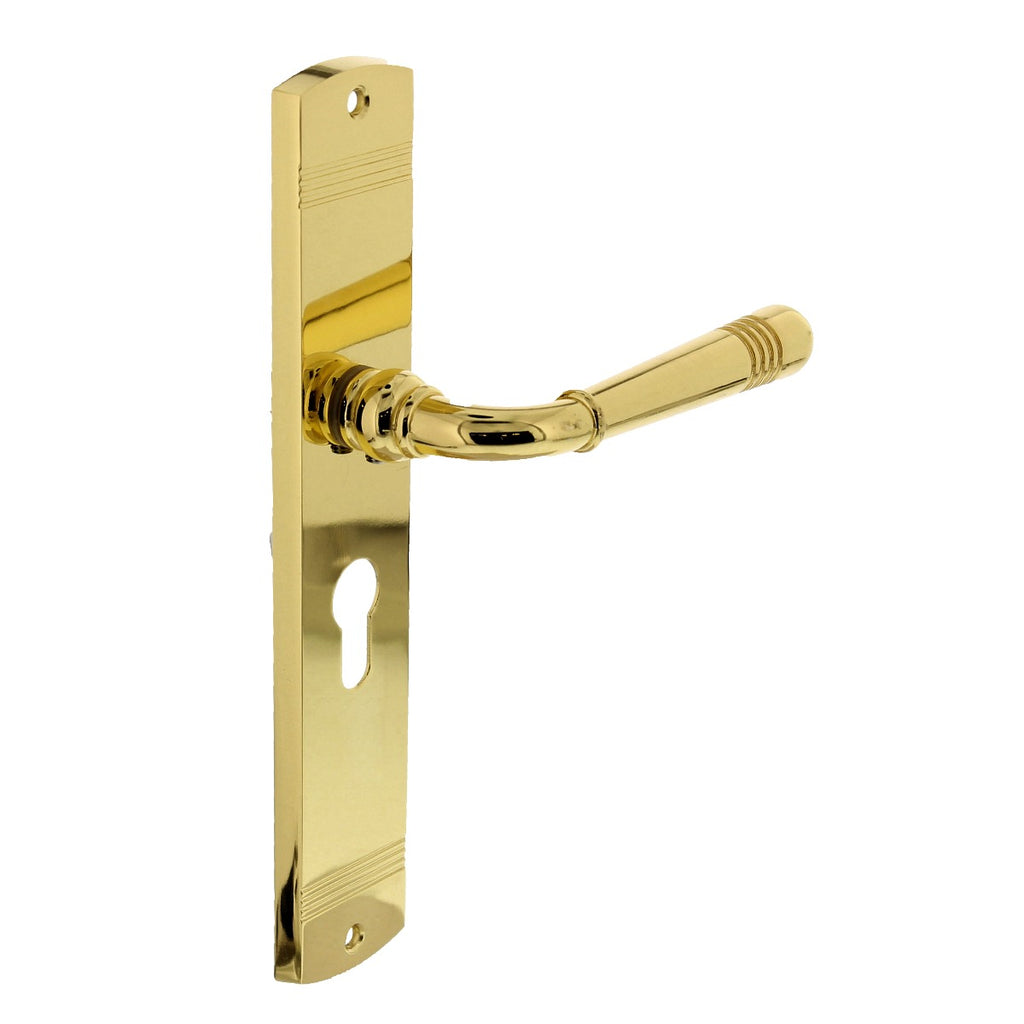Handgreep: EDeco Longshield Linia Recta (Mat goud)