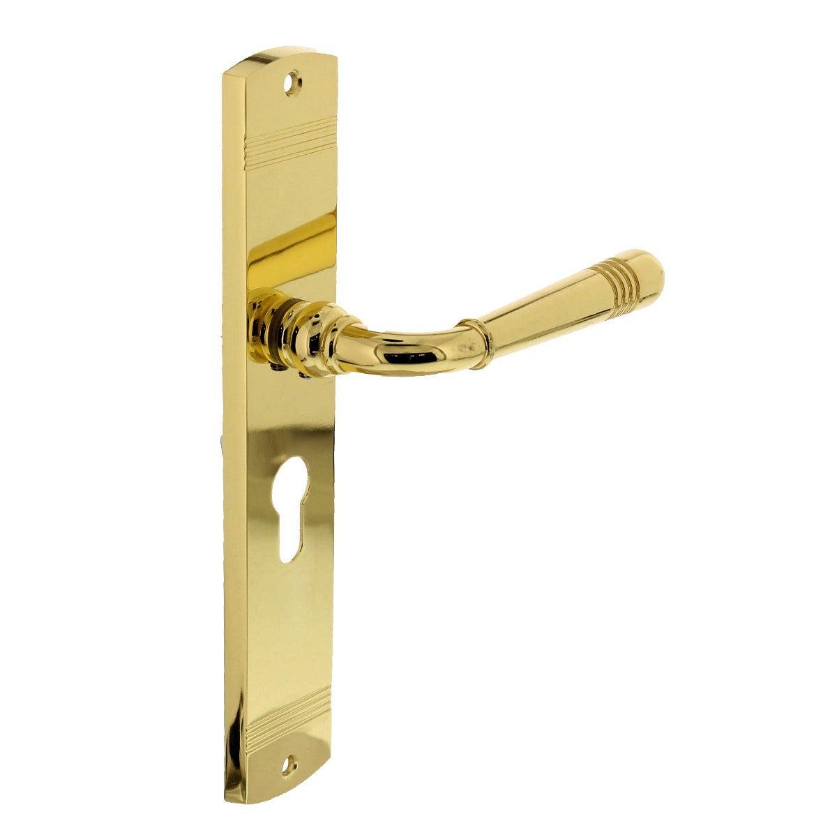 Handgreep: EDeco Longshield Linia Recta (Mat goud)