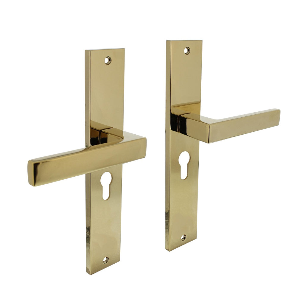 Handgreep: EDeco Longshield Recta (Mat goud)