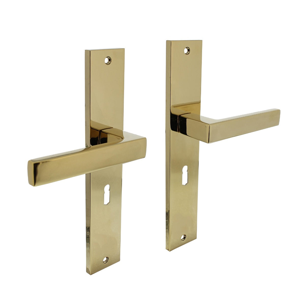 Handgreep: EDeco Longshield Recta (Mat goud)