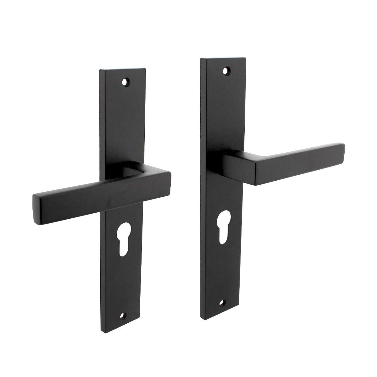 Handgreep: EDeco Longshield Recta (Mat zwart)