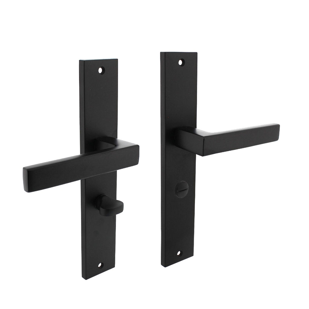 Handgreep: EDeco Longshield Recta (Mat zwart)
