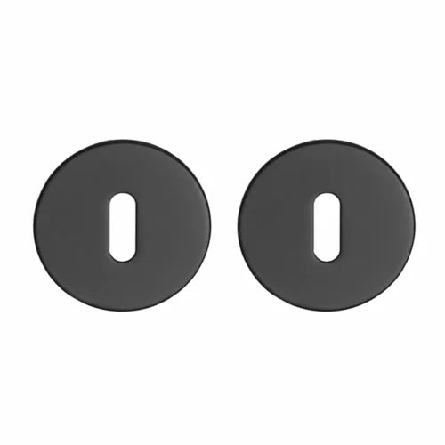 Handgreep: EDeco Ultra round flat (Mat zwart)