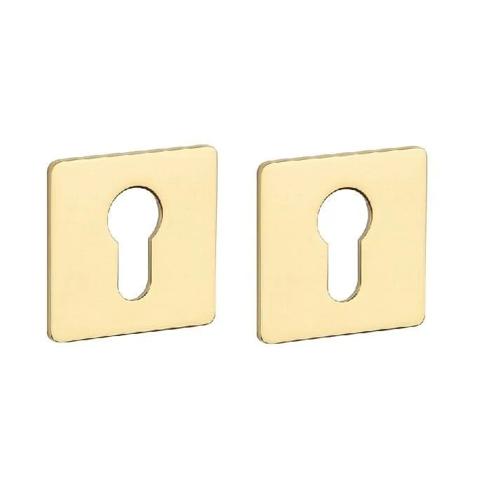 Handgreep: EDeco Square ultra flat (Gepolijst goud)