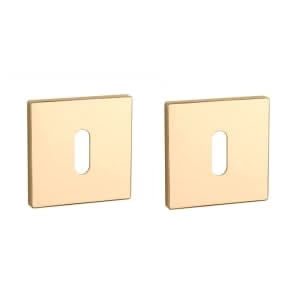 Handgreep: EDeco Square ultra flat (Gepolijst goud)