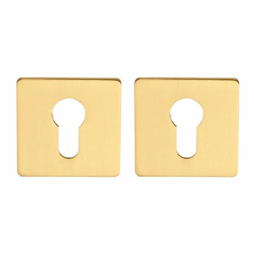 Handgreep: EDeco Square ultra flat (Mat goud)