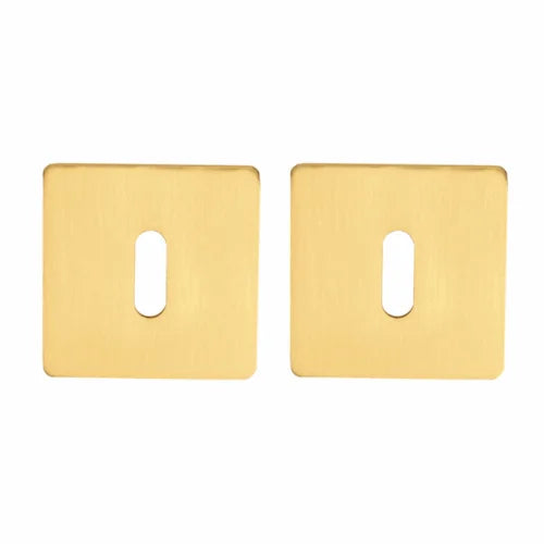 Handgreep: EDeco Square ultra flat (Mat goud)