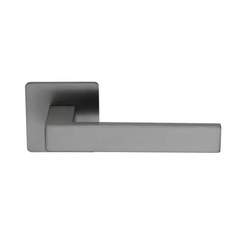 Handgreep: EDeco Square ultra flat (Gun metal)