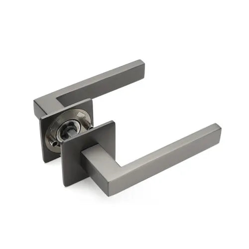 Handgreep: EDeco Square ultra flat (Gun metal)