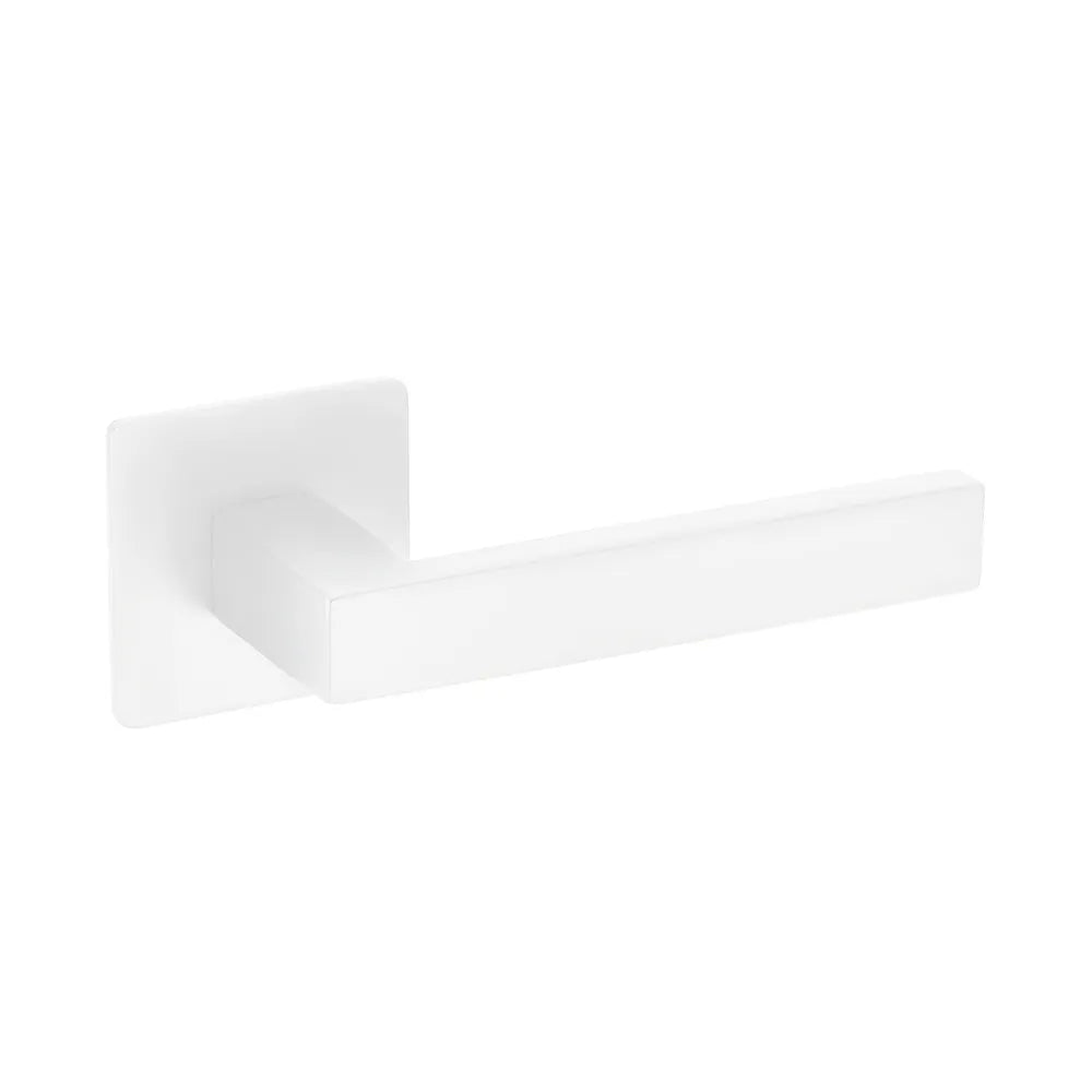 Handgreep: EDeco Square ultra flat (Mat wit)