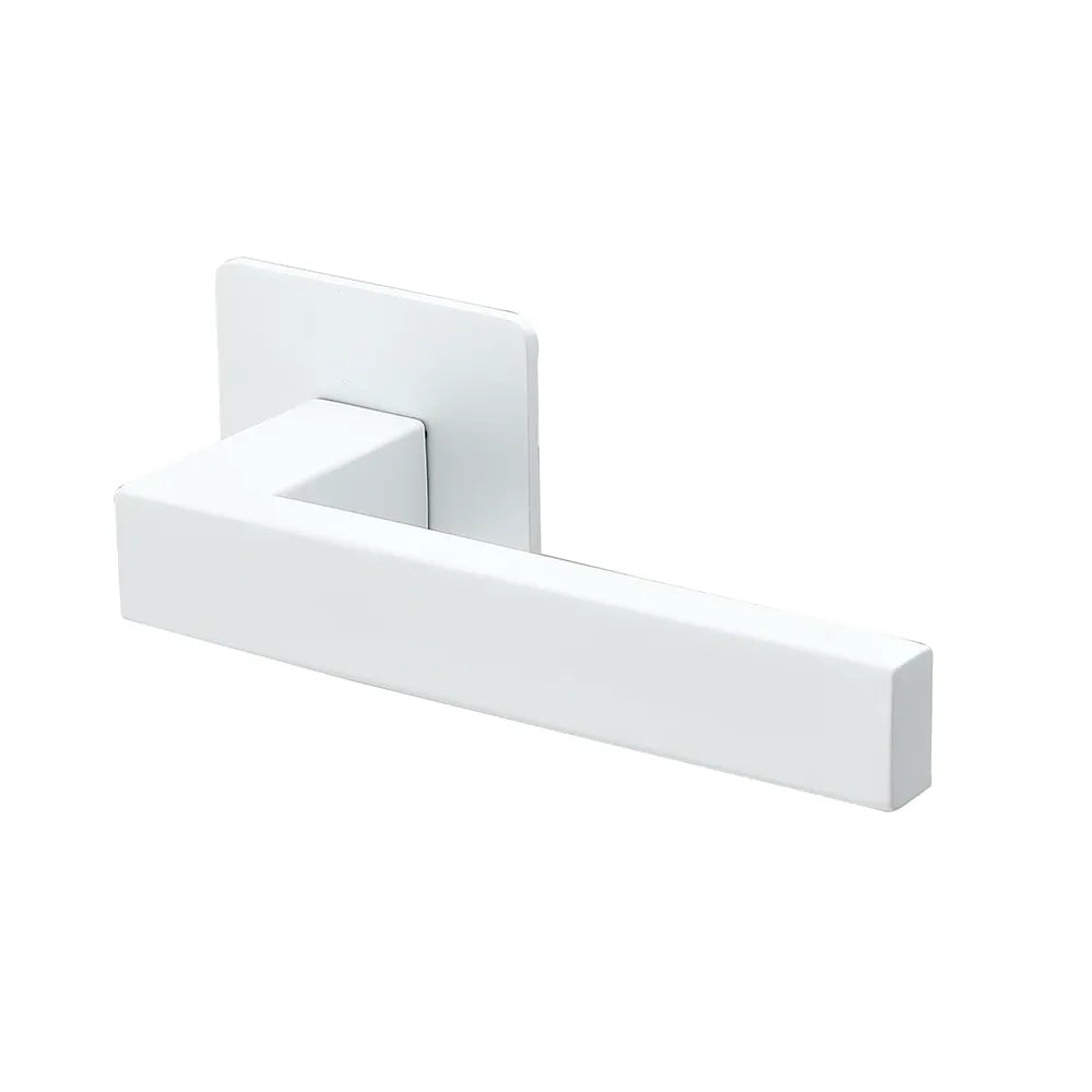 Handgreep: EDeco Square ultra flat (Mat wit)