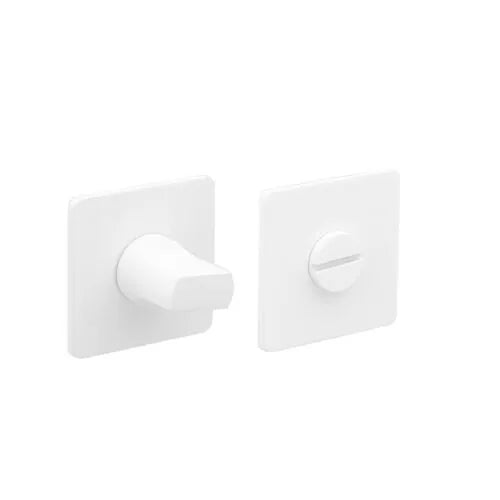 Handgreep: EDeco Square ultra flat (Mat wit)