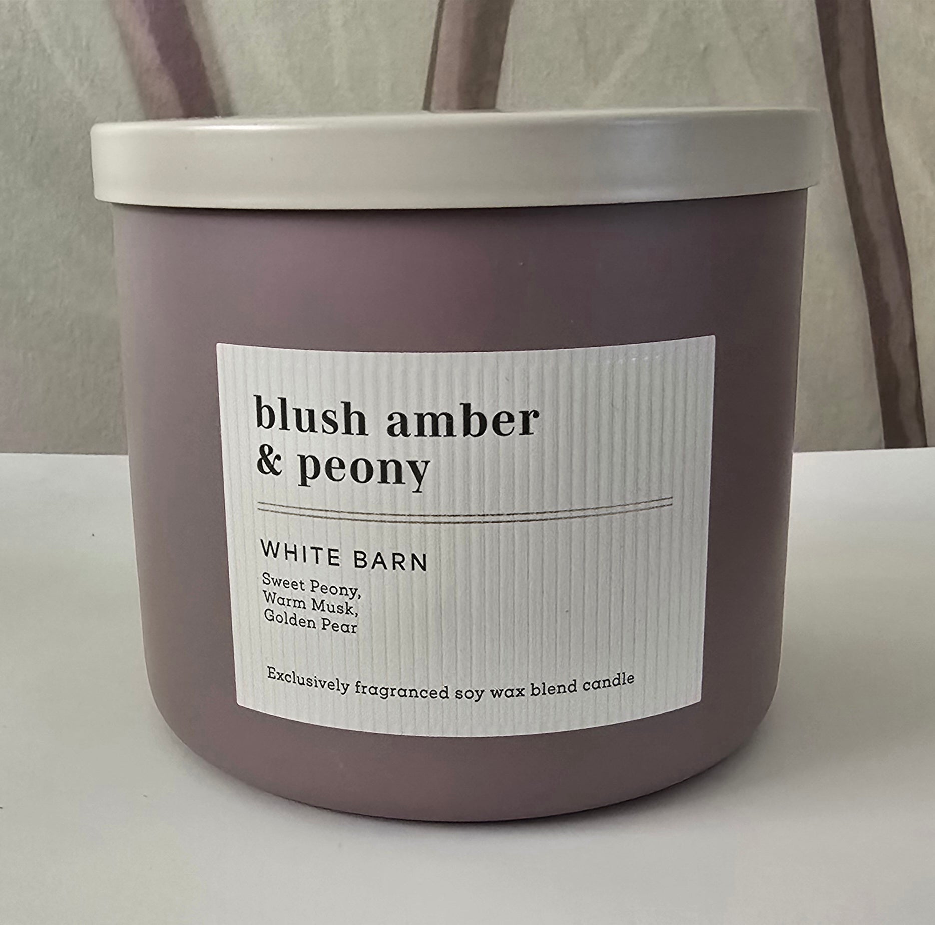 Kaarsen: EDeco Bath & Body White Barn Geurkaars
