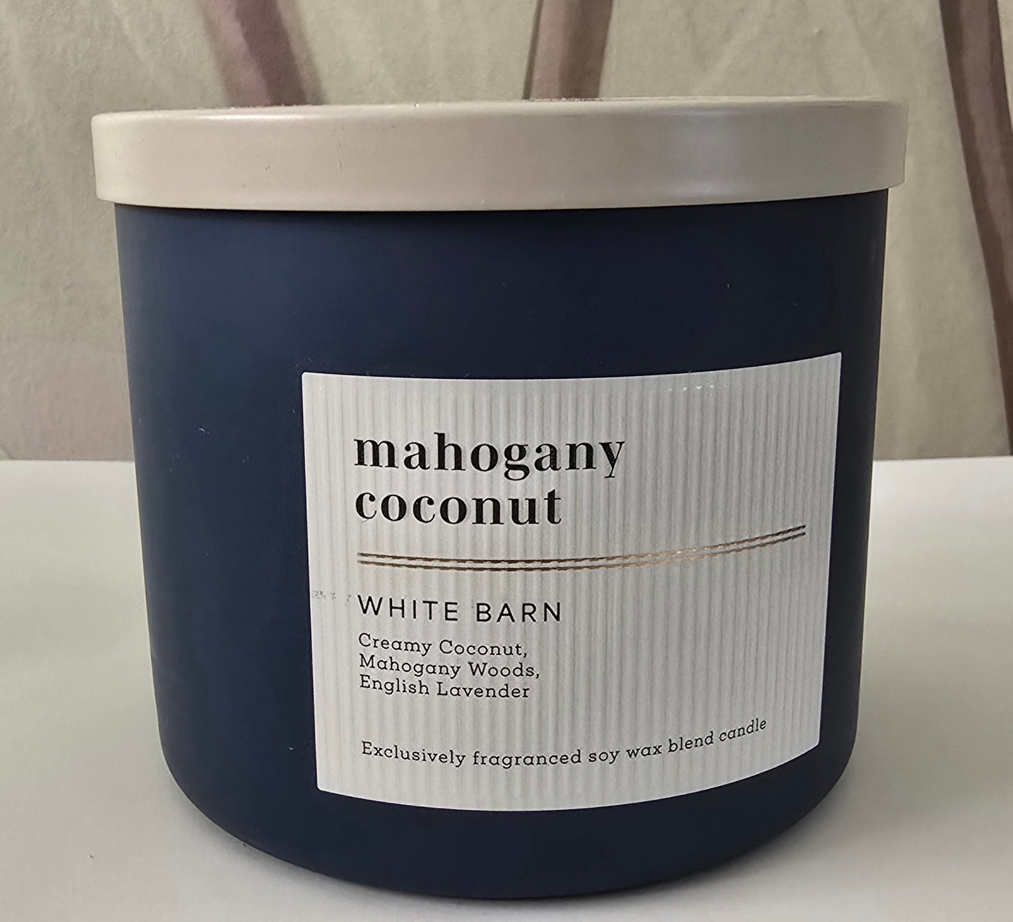 Kaarsen: EDeco Bath & Body White Barn Geurkaars