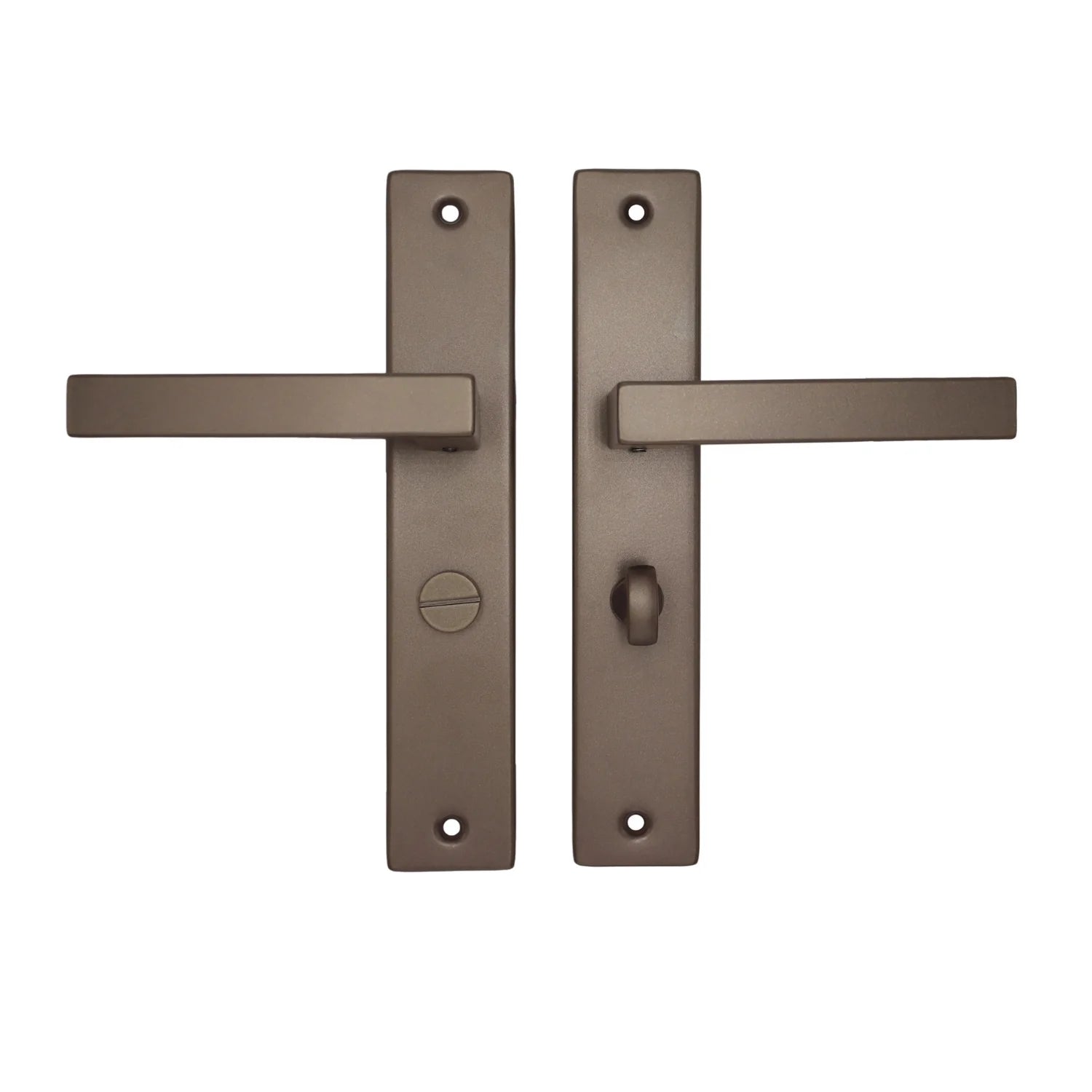 Handgreep: EDeco Longshield Clay (Donker brons)