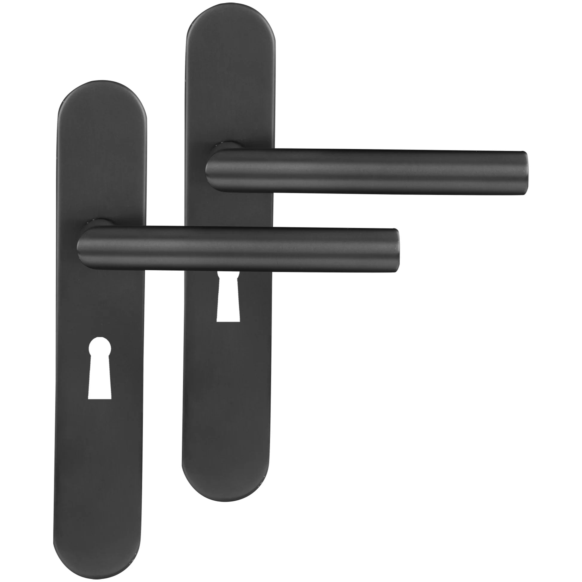 Handgreep: EDeco Longshield Lay (Gun metal)