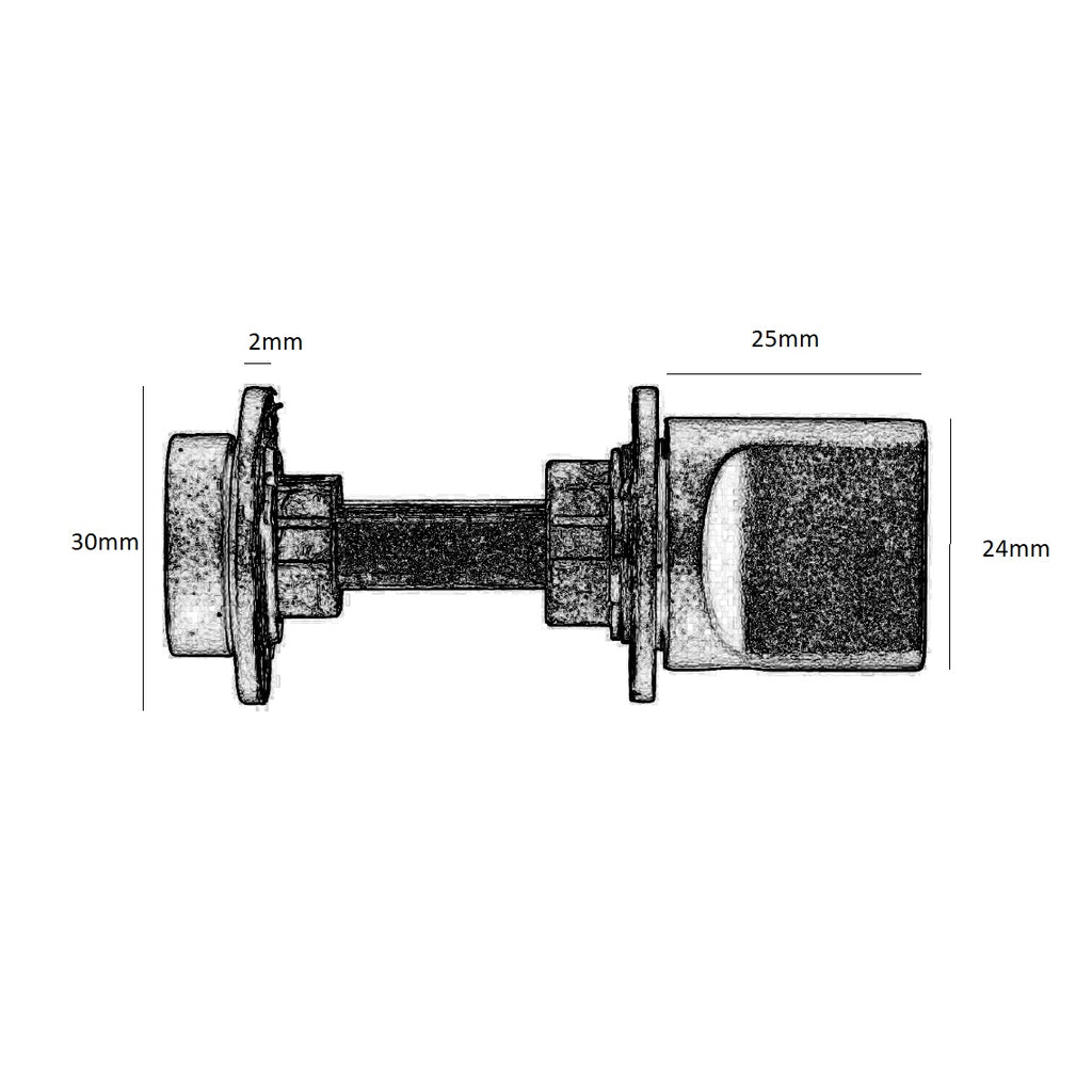 Handgreep: EDeco Redonda mini roseta (Rvs)