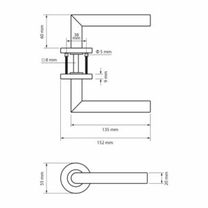 Handgreep: EDeco Round (Geborsteld brons)