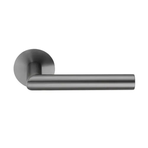 Handgreep: EDeco Ultra round flat (Gun metal)