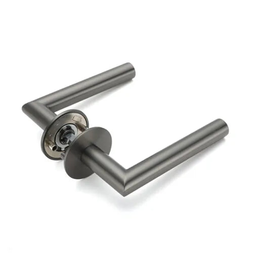 Handgreep: EDeco Ultra round flat (Gun metal)