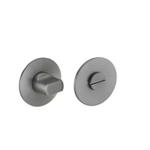 Handgreep: EDeco Ultra round flat (Gun metal)