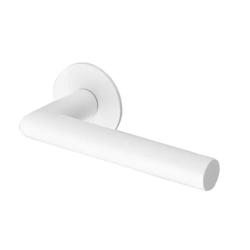 Handgreep: EDeco Ultra round flat (Mat wit)