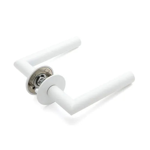 Handgreep: EDeco Ultra round flat (Mat wit)